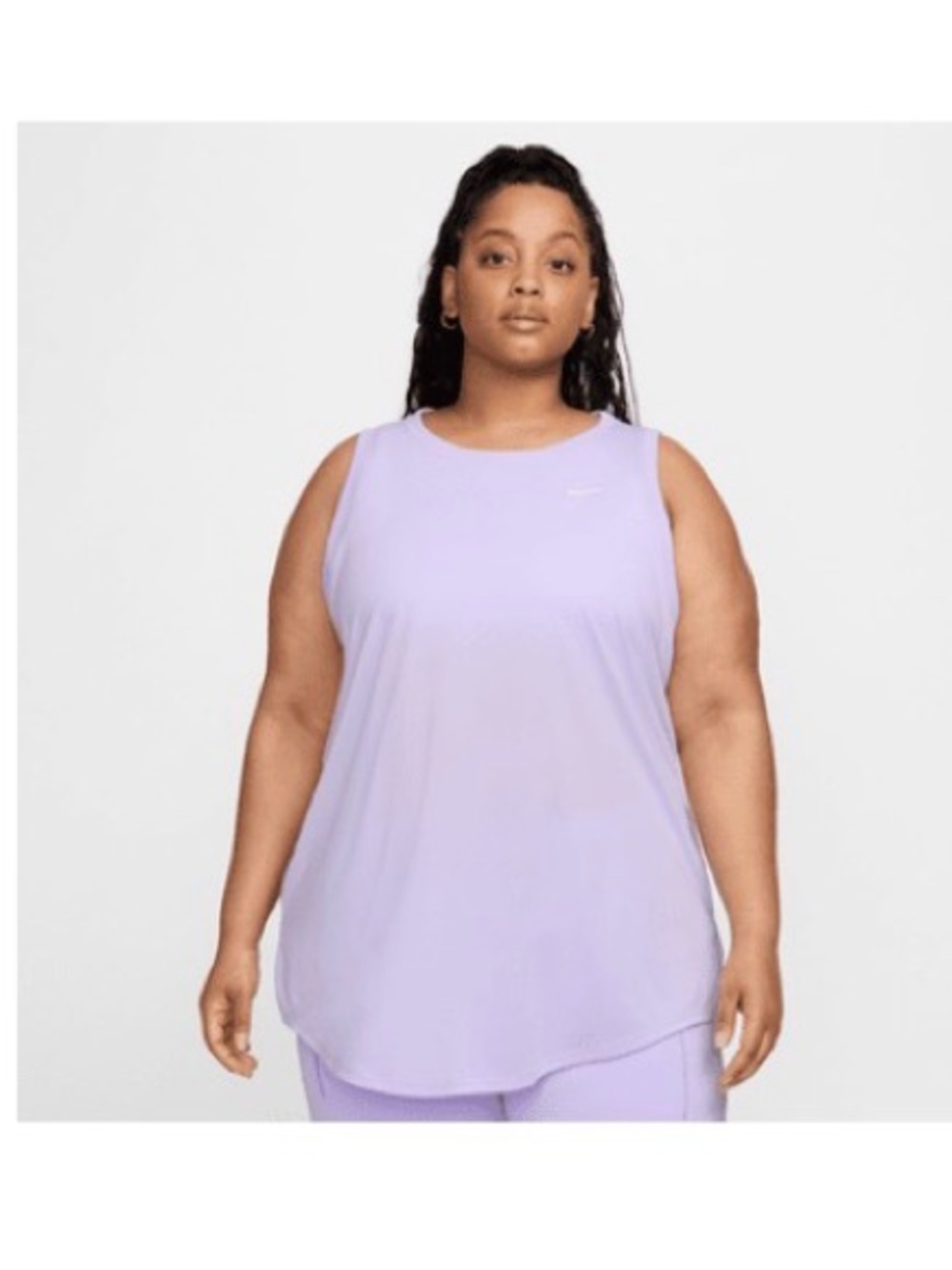 Nike Plus Lavender Performance Tank Top